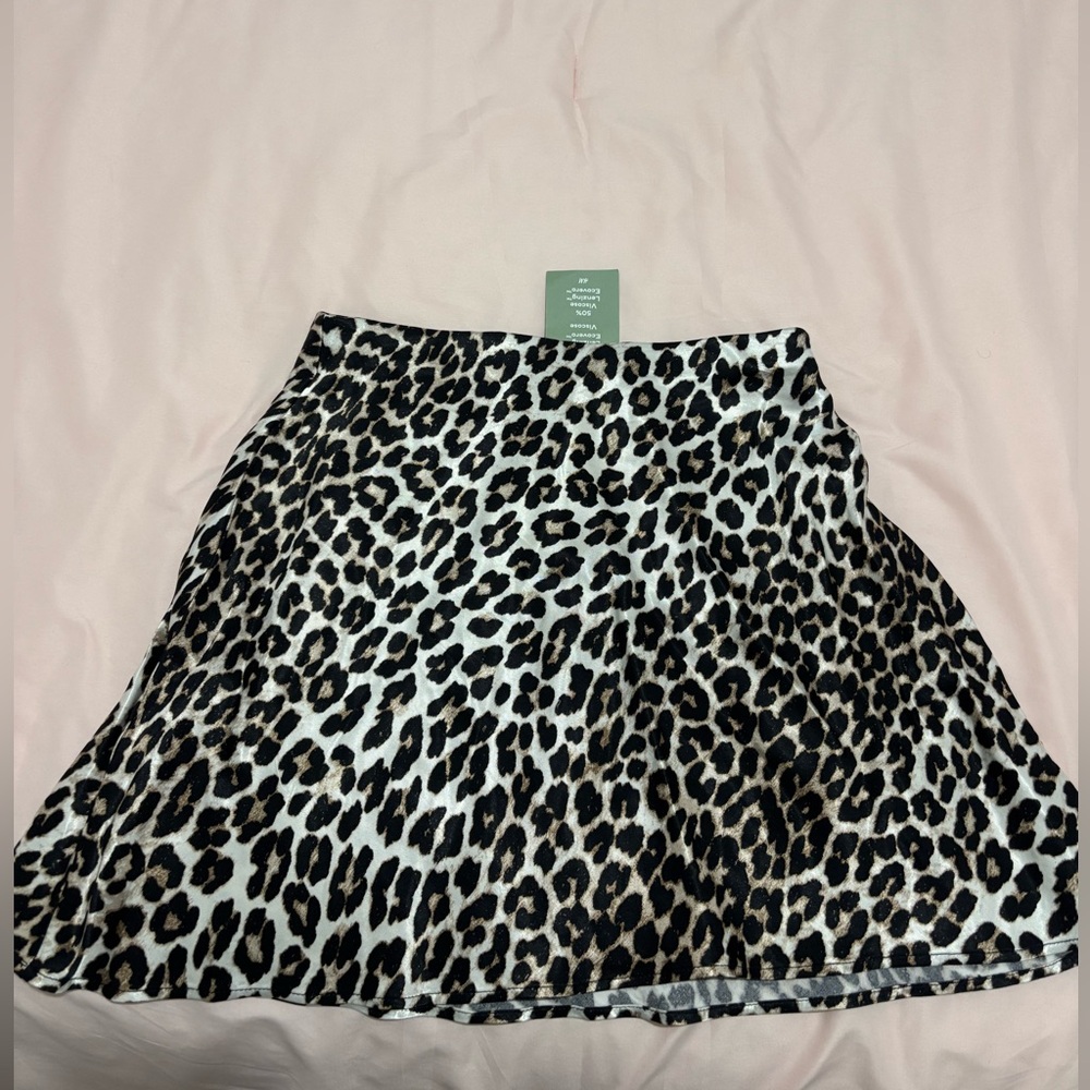 H&M Short Satin Skirt